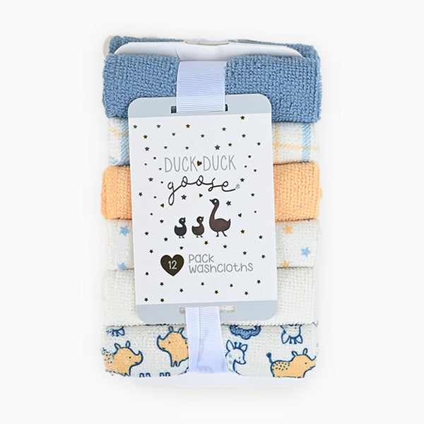 Lion & Girrafe Pack Of 12 Towel Gift Set