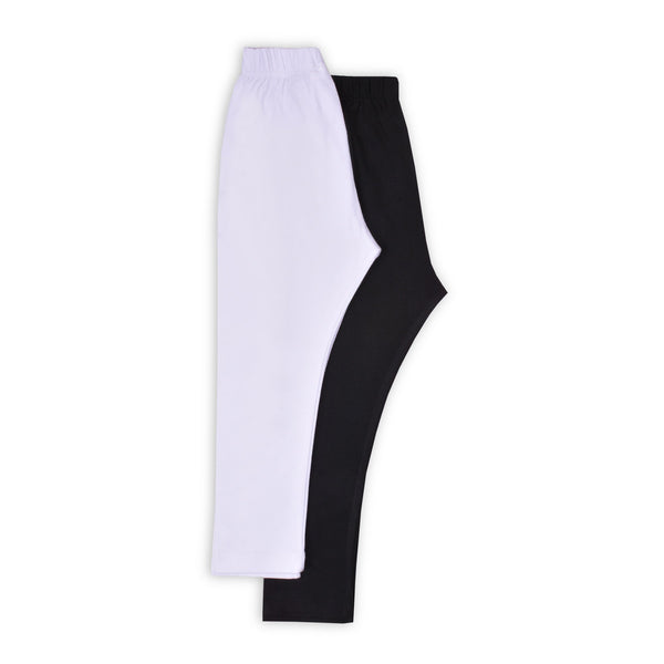 Pack of 2 pc Tights-Black/white