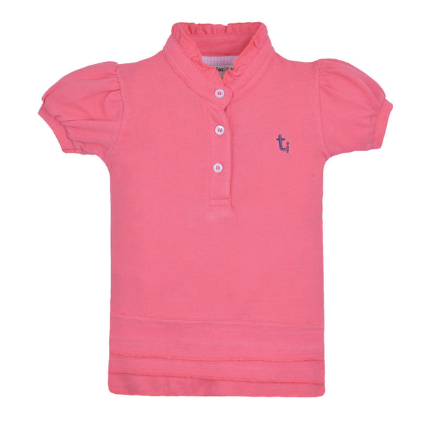Girl Pink Ti Polo Shirt