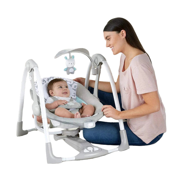 Ingenuity ConvertMe 2-in-1 Portable Baby Swing