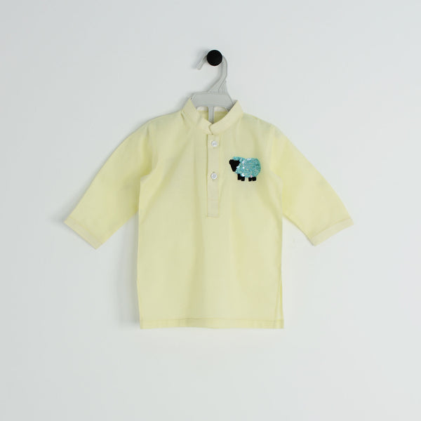 Yellow Sheep Kurta