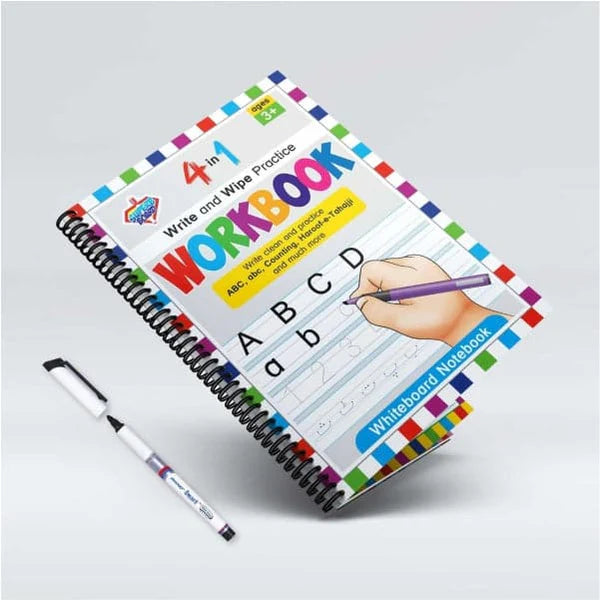 White Board Book 4 In 1 – Tippitoes