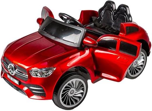 Sterling - Ride-on Car for Kids with Remote Control - Metallic - Red