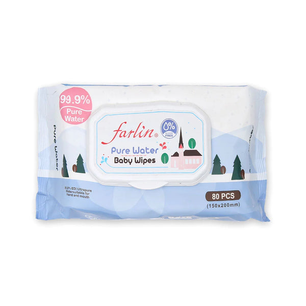 Wet Wipes Pure Water Pk-80 Flip Top