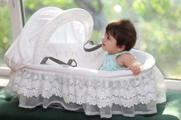Angelic - Moses Basket Bedding