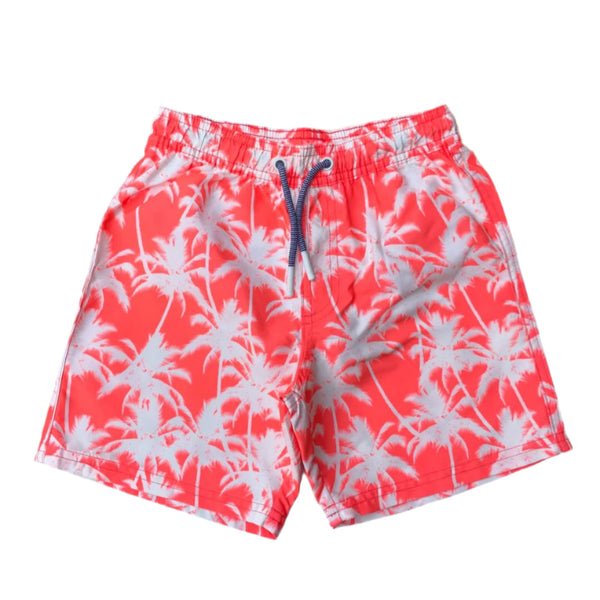 Pink & White Swim Short