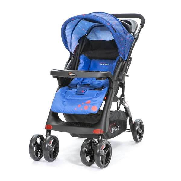 Tinnies Baby Stroller Reversible Handle Royal Blue
