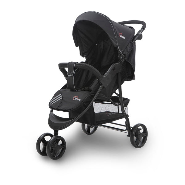 Tinnies Baby Stroller 3 Wheeler-Black