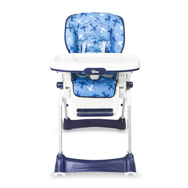 Tinnies Baby Adjustable High Chair-Blue Aeroplane