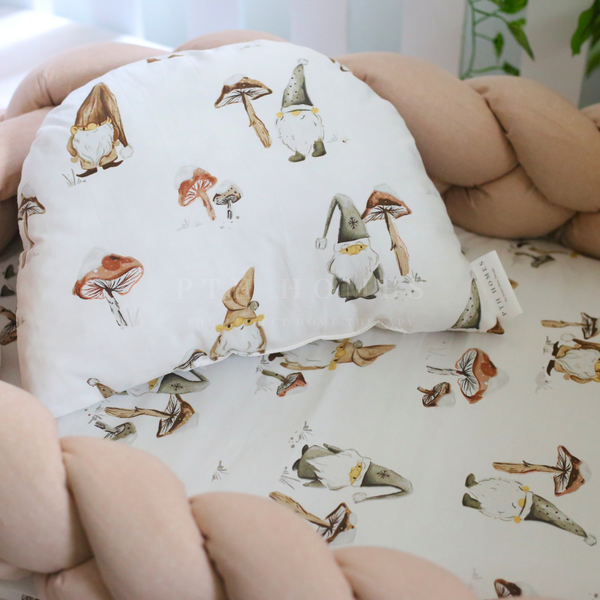 Gnome Mushroom - Braided Baby Nest