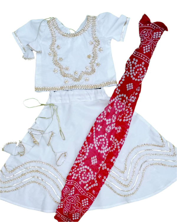 White Lehanga Choli