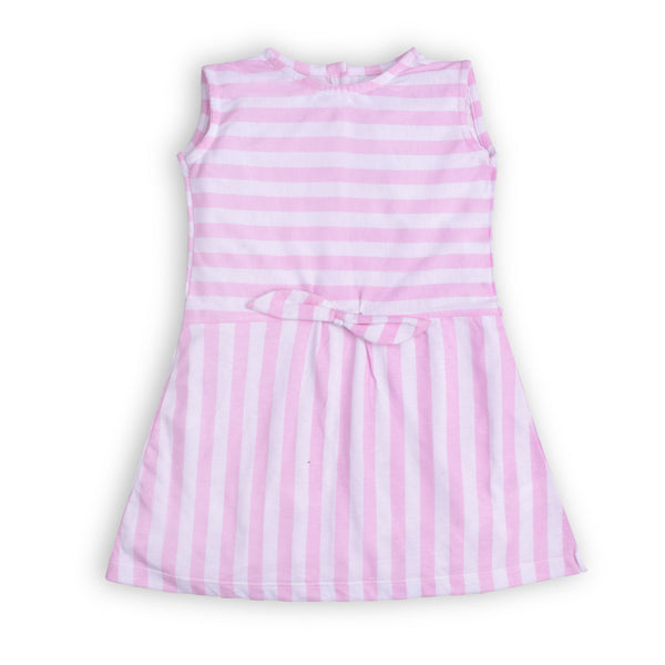Girls Stripe Knitted Dress