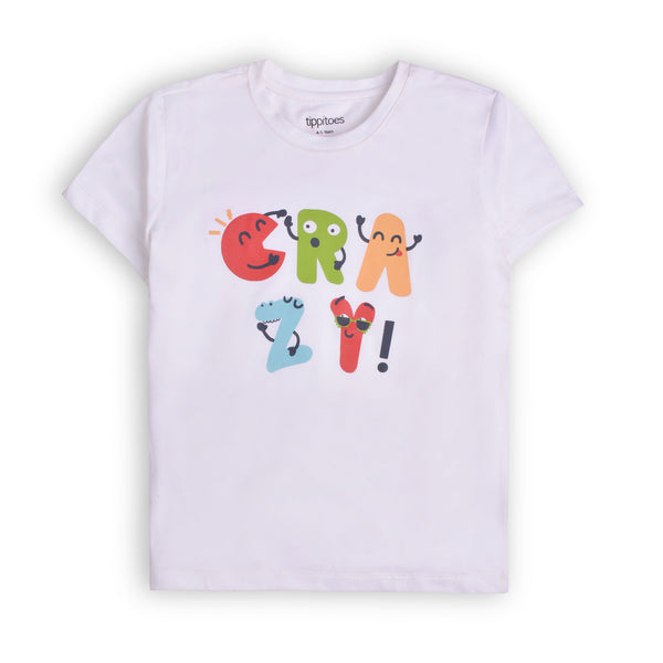 Boys Crazy Printed Tee