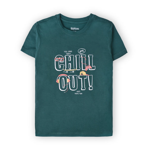 Boys Chill Out Printed Tee