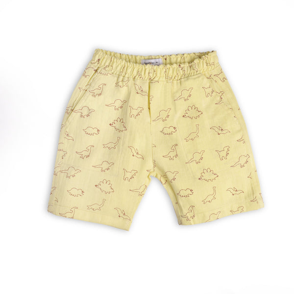 Boys Dino Print Short