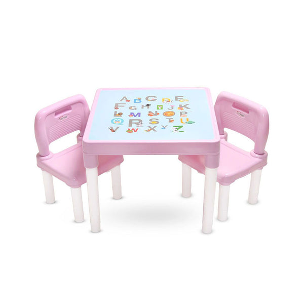 CHILDREN TABLE SET PINK