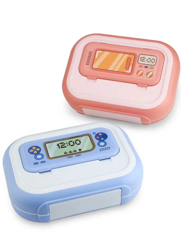 4 Compartments Lunch Box Spoon & Fork for Kids