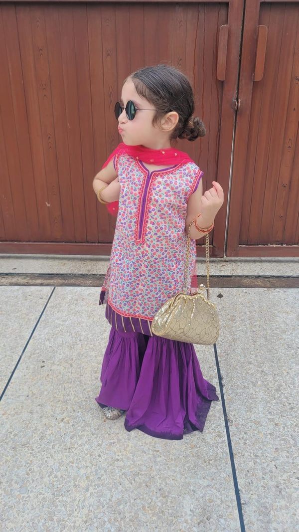 Girls Gharara Set