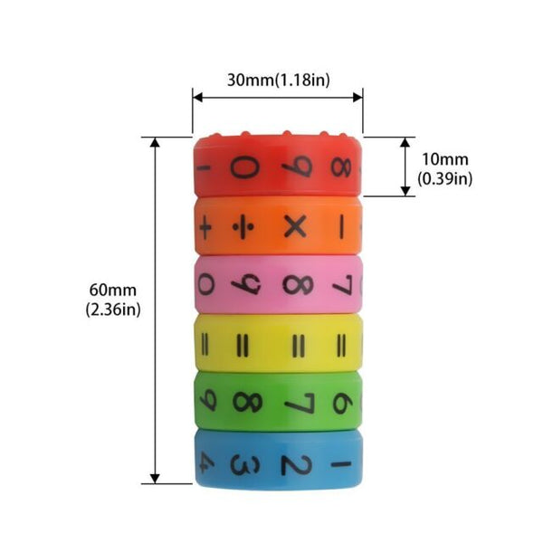 Magnetic Math Toys 6Rings