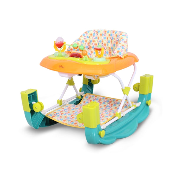 Tinnies Baby Walker W/Rocking-Orange