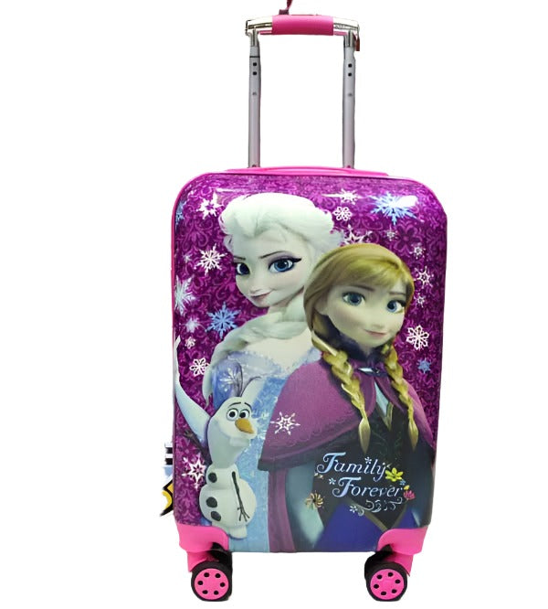 Frozen 4 Wheels Children Kids Luggage Travel Bag / Suitcase 16 Inches