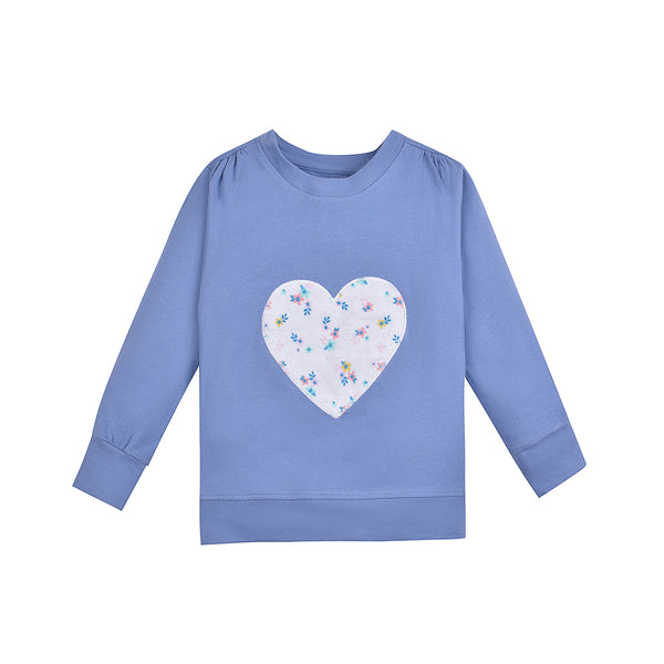 Girl Heart Applique Shirt