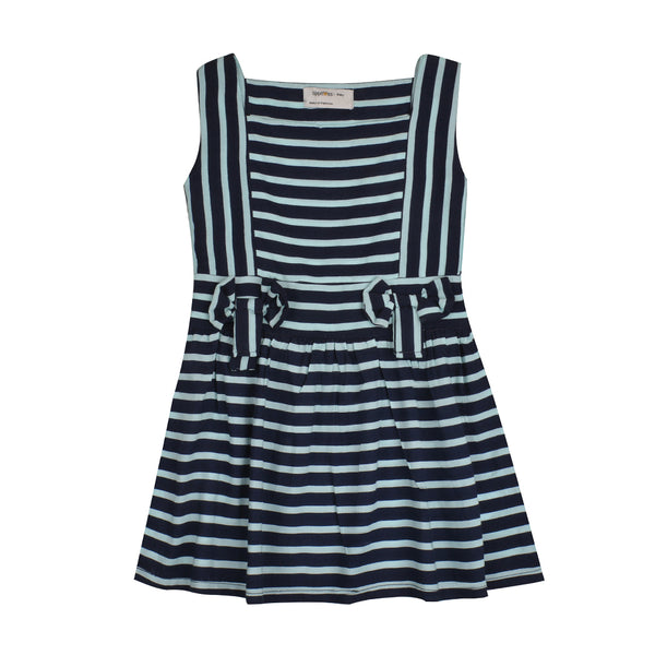 Girls Stripe Pattern Dress