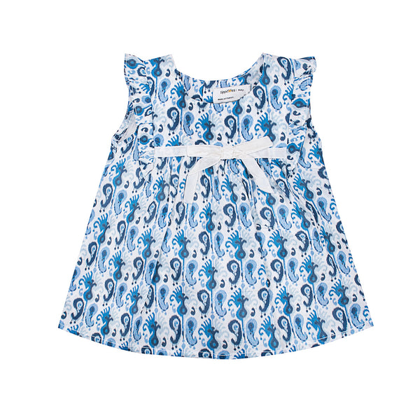 Blue Paisley Top