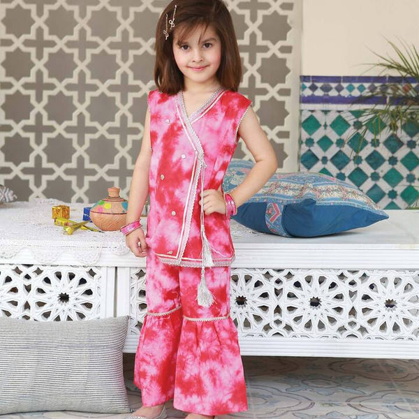 Bubblegum Sharara Dress
