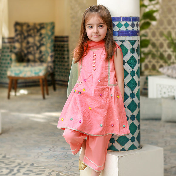 Girls Coral Bliss Dress