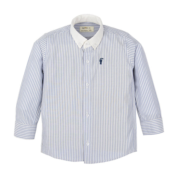 Blue Striper Casual Shirt