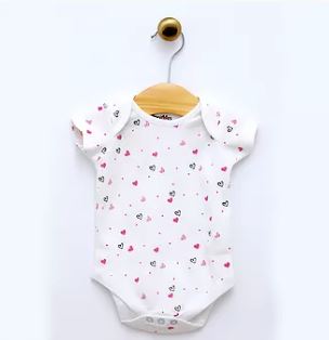 Body Suits Pack Of 3 Hearts