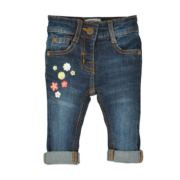 Girls Floral Denim