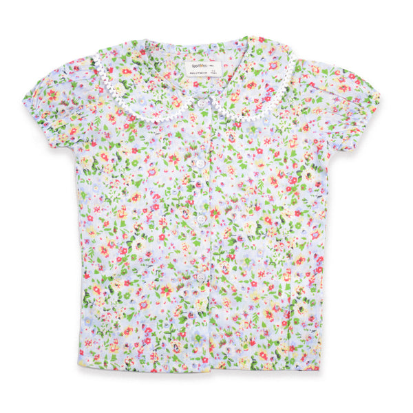 Girls Eva Collar Top