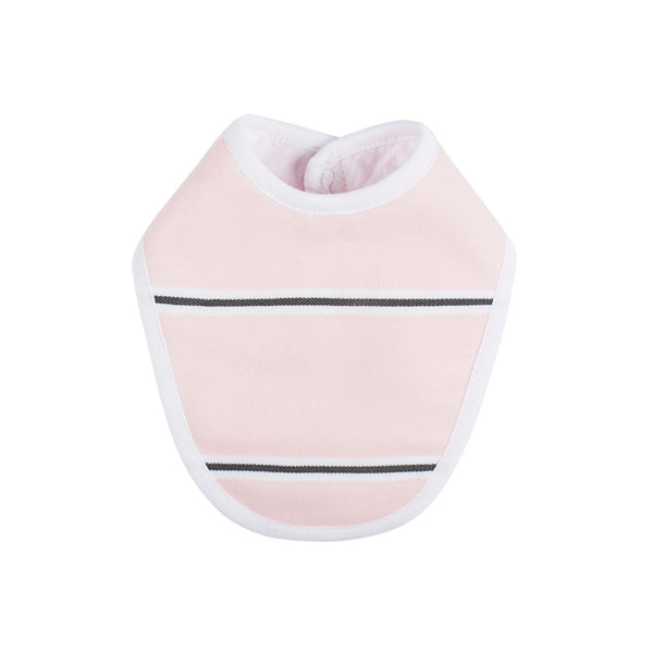 Pink Striped Bib