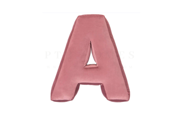 Velvet Letter Cushion | Alphabet Cushion