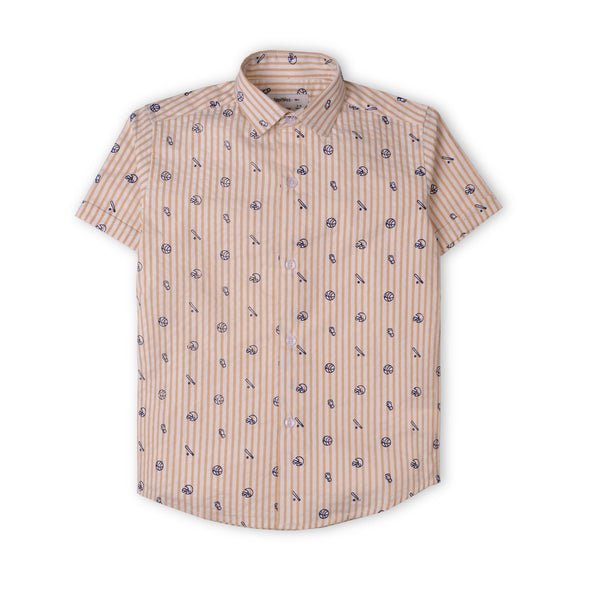Rugby Print Casual Shirt