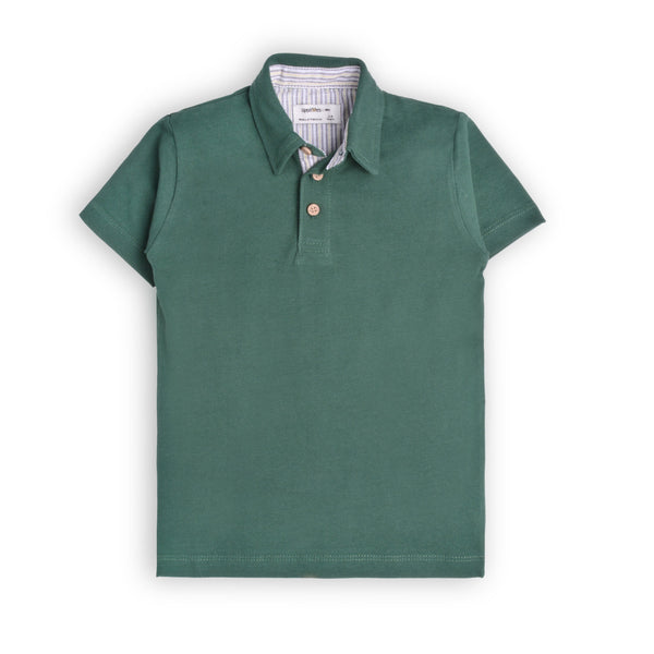 Boys Green Polo