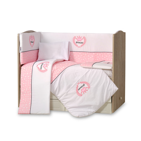 Tinnies Cot Bedding Set 60X120-Pink