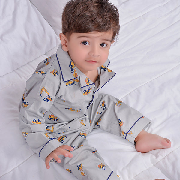 Boy Conset Truck Pajama Set