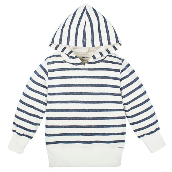 Navy Stripe Hood